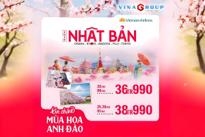 Tour Nhật Bản Mùa Hoa Anh Đào